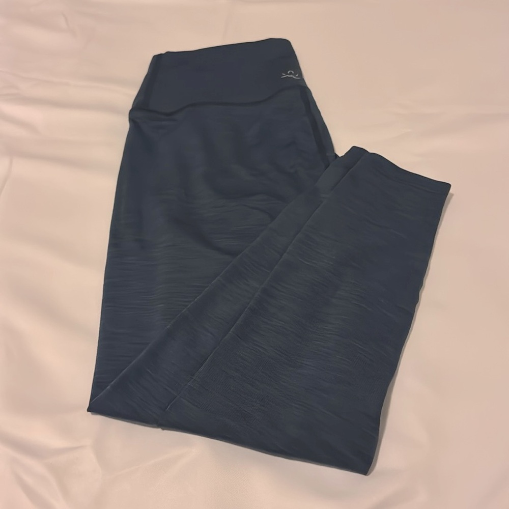 Beyond Yoga | Heather Blue Leggings